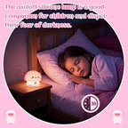Axolotl Gifts, Cute Axolotl Night Light, Animal Silicone Nursery Lamp with Dimming and Timing Function, Cute Axolotl Decor Lights