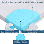 Airensky 4 Inch Memory Foam Mattress Topper twin xl College Dorm, Cooling Gel Infused High Density with Removable Skin-Friendly Cover, Pressure Relief Back Pain, CertiPUR-US Certified, Twin XL 39"x75"