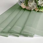 OWENIE Sheer Curtains, Sage Green Sheer Curtains 78 inch Length 2 Panels Set, Rod Pocket Voile Fimly Sheer Drapes for Living Room/Bedroom, 2pcs, Each 42" W x 78" L