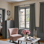 Lazzzy Velvet Blackout Curtains Thermal Insulated Room Window Drapes Super Soft Luxury Curtains for Living Room Bedroom Rod Pocket 2 Panels, Grey, 42" W x 72" L
