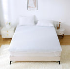 MUXHOMO 3 Inch 7-Zone Full Mattress Topper, Egg Crate Foam Mattress Topper Full Size for Back Pain, Lavender Cooling Gel Infused Bed Pad, CertiPUR-US and Oeko-TEX Certification (54"×75")