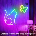 32.8ft 24V RGB LED neon Rope Lights LED neon Lights with Remote Control APP Control IP65 Waterproof Flexible Neon LED Strip Lights for Bedroom Room Outdoors Décor