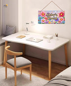 Personalized Sign Butterfly Sign Wall Art Décor For Kids Room Custom Name Door Decor, Flowers Floral Nursery Art Plate For Girls Room Boys Bedroom Garden