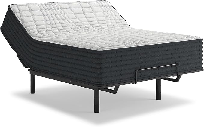 Signature Design by Ashley Hybrid 1300 13 Inch Plush Gel Memory Foam Mattress with Edge Support for Pressure Relief, Queen, Fiberglass Free, Mattress in A Box