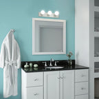 Design House 519280 Contemporary 3-Light Indoor Vanity Light Dimmable for Bathroom Bedroom Vanity Makeup, Satin Nickel