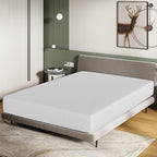 BestMassage | 10 Inch Full Mattress | Gel Memory Foam | Medium Firm Feel | White | Bed in a Box, CertiPUR-US Certified | Pressure Relief, Cooling Ventilated Foam | Breathable Knit Cover