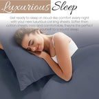 Linen Market Bed Sheets for California King Size Bed (Stone) - Sleep Better Than Ever with These Soft and Cooling California King Sheets - Deep Pocket Fits 16" Thick Beds - 4 Piece Cal King Sheet Set
