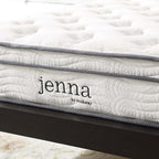 Modway Jenna 8” Innerspring and Memory Foam Queen Mattress With Individually Encased Coils