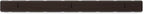 Umbra - Flip Wall-Mounted Coat Rack Rail Hook for Hats, Jackets, Bags and More, Wood, Metal, Black/Walnut