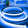 LED Strip Lights Blue,32.8ft 110-120V Neon Rope Lights,Flexible Silicone Outdoor Waterproof Neon Strip Lights for Bedroom,Mirror,Kitchen Cabinet, Living Room,Halloween Decor