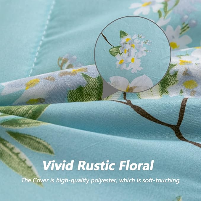 MAXYOYO Rustic Floral Korean Futon Mattress, Padded Japanese Floor Mattress Quilted Bed Mattress Topper, Extra Thick Folding Sleeping Pad Breathable Floor Lounger Guest Bed for Camping Couch, Queen