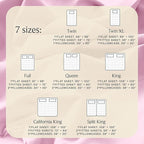 LuxClub 3 PC Sheet Set Bed Sheets Deep Pockets 16" Eco Friendly Wrinkle Free Cooling Machine Washable Hotel Bedding Silky Soft - Powder Pink Twin XL