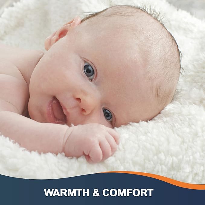 Walensee Sherpa Blanket (Throw Size 50”x60” Off White) Super Soft Fleece Plush Blankets for Bed, Couch, Sofa, Fuzzy Warm Cozy Microfiber Flannel Lightweight Throw Blanket for Adults, Man, Woman