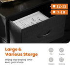 Sweetcrispy Dresser, Dresser for Bedroom Drawer Organizer Storage Drawers, Fabric Storage Tower with 8 Drawers, Chest of Drawers with Steel Frame, Wood Top for Nursery, Living Room, Closet