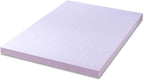 Mellow 4 Inch Ventilated Memory Foam Mattress Topper, Soothing Lavender Infusion, CertiPUR-US Certified, King