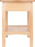 Winsome 82218 Wood Claire Accent Table, Natural 18 inches