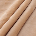NANPIPER King Size Blanket Warm Sherpa, Soft Fleece Throw for Bed, Reversible Thick Fuzzy Microfiber for Winter (Beige,90x108 inches)