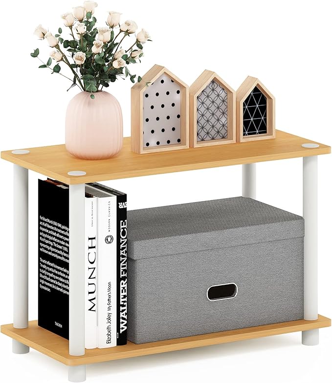 Furinno Industrial Multipurpose Side Table, Americano