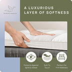 Extra Thick Fitted Mattress Topper - Queen Size | Soft & Cooling Pillow Top Mattress Pad & Protector | Bed Topper for Back Pain, Straps Stretch 6" to 22" Deep