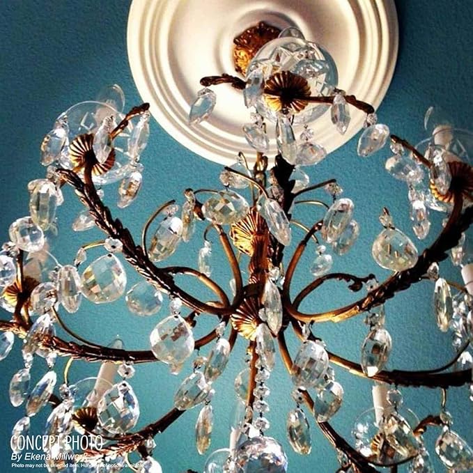 Ekena Millwork Bradford Ceiling Medallion, Platinum