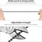 SmoTecQ Lengthened 24 Inch Ceiling Fan Pull Chain Extender with Decorative Frosted Glass Bulb and Fan Cord (ORB)