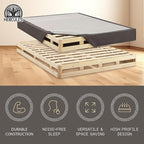 Hercules 8 Inch High Profile Foundation Mattress Box Spring Replacement, King