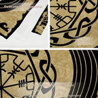 Batmerry Vikings Ancient Scandinavian Tapestry,Warship Boat Old Ancient Sea Wall Art Hanging Decoration Polyester Fiber White Ruffled Around for Dorm Room Bedroom Living Room, 51.2x59.1 inches