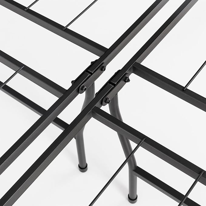 Best Price Mattress 18 Inch Metal Platform Beds w/Heavy Duty Steel Slat Mattress Foundation (No Box Spring Needed)