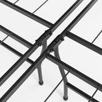 Best Price Mattress 18 Inch Metal Platform Beds w/Heavy Duty Steel Slat Mattress Foundation (No Box Spring Needed)