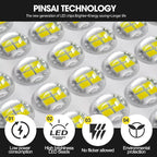 2 Packs LED Garage Light,Super Bright Screw in E26/E27 Ceiling Shop Work Lamp, 280W 30000 Lumen Deformable Basement Bulb Fixture with 12+1 Adjustable Panels, Lighting for Workshop, Attic