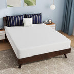 PayLessHere 10 Inch Bamboo Charcoal Gel Memory Foam Mattress CertiPUR-US Certified Removable Soft Cover Queen mattresses for Bed Frame, Bunk Bed, Trundle, Daybed,White