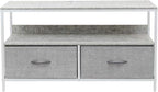 Sorbus TV Stand Dresser with 2 Drawers - Television Riser Chest with Storage - Bedroom, Living Room, Closet, & Dorm Furniture