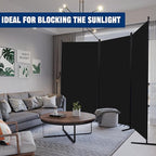 Room Divider 6FT Portable Room Dividers and Folding Privacy Screens, 102'' W Fabric Divider for Room Separation, 3 Panel Partition Room Dividers Freestanding Wall Divider Screen for Dorm Studio Office