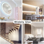 DAYBETTER White LED Strip Lights, 50 ft Dimmable 6500K Bright White Strip Lighting, 900 LEDs Tape LED Lights for Bedroom, Mirror, Kitchen, Home Decoration(2 Rolls of 25 ft)