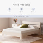 Signature Design by Ashley Twin Size 8 Inch Medium Firm Charcoal Gel & Green Tea Infused Memory Foam Mattress for Pressure Relief, Fiberglass Free, Mattress In A Box