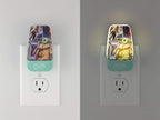 STAR WARS LED Night Light, Baby Yoda, Plug-in, Dusk to Dawn Sensor, The Mandalorian, Grogu, UL-Certified, Cute Nightlight for Kids, Bedroom, Bathroom, Hallway, Game Room, Gifts, 53364