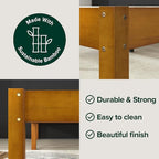 ZINUS Ellie 14 Inch Full Bamboo Platform Bed Frame, Wood Slat Support, No Box Spring Needed, Easy Assembly, Brown