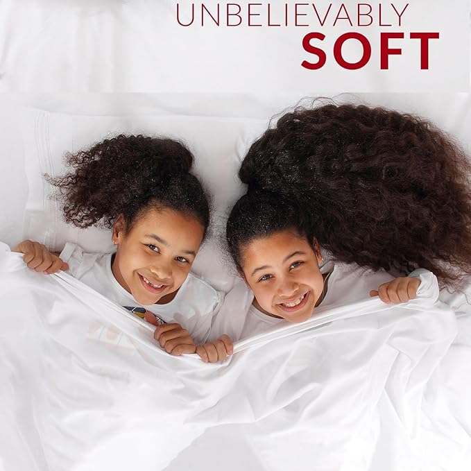Mellanni Extra Deep California King Sheets - 4 PC Iconic Collection Bedding - Hotel Luxury, Ultra Soft, Cooling Bed Sheets - Wrinkle, Fade, Stain Resistant (Cal King, Coral)