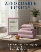 LANE LINEN 100% Organic Cotton King Size Sheets Set, Machine Washable Fully Elasticized Low Pill Fade Resistant Cotton Sheets, Soft & Comfy Percale Eco Friendly All Season sábanas King -Sepia Rose