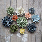 CHIVE ‘Coral’ Decorative Ceramic Flower — Beautiful & Unique Tablescape Piece — Large Opalescent Pearl White Flower