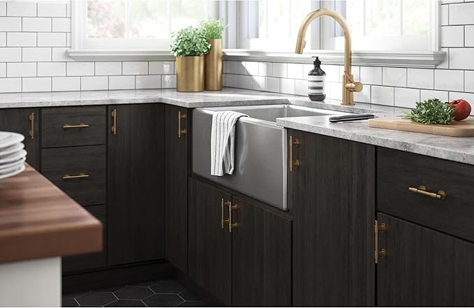 Franklin Brass Adjusta-Pull (5-Pack) Adjustable Drawer Pulls | Fits 1-3/8 to 4 Inch Hole Centers | Champagne Bronze Cabinet Handles| Francisco P44364-CZ-B