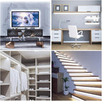 Govee White LED Strip Lights, Upgraded 16.4ft Dimmable LED Light Strip 6500K Bright Daylight White, Strong Adhesive, 300 LEDs Flexible Tape Lights for Mirror, Kitchen Cabinet, Bedroom, Christmas Decor