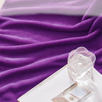 Exclusivo Mezcla Extra Large Fleece Throw Blanket for Couch, Sofa, 300GSM Super Soft and Warm Blankets, Purple Throw All Season Use, Cozy, Plush, Lightweight, 50x70 Inches