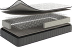 Ottomanson Twin XL 7.5" Medium Firm Innerspring Mattress – Bonnell Coil System with Comfort Foam – Fiberglass Free – Made in USA – Bed in a Box – Supportive & Durable Sleep Surface