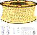 150ft Flat Outdoor Rope Lights Waterproof: 110V Cool Warm White LED Strip Light - Cuttable Connectable Lights for Deck Patio Stairs Backyards Commercial Decor Lighting, Not Tube Rope