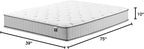 ZINUS 10 Inch Comfort Support Cooling Gel Hybrid Mattress, Twin, Tight Top Innerspring Mattress, Motion Isolating Pocket Springs, Mattress in A Box
