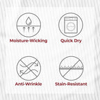 Mellanni California King Sheets Set - 4 PC Iconic Collection Bedding - Hotel Luxury, Extra Soft, Cooling Bed Sheets - Wrinkle, Fade, Stain Resistant (Cal King, Pin Stripe Gray)