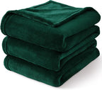 BEDELITE Fleece Blanket Twin Size Forest Green Throw Blankets for Couch & Bed, 300GSM Luxury Plush Cozy Fuzzy Blanket 60x80 inches, Super Soft Warm Lightweight Throw Blanket for Travel Camping