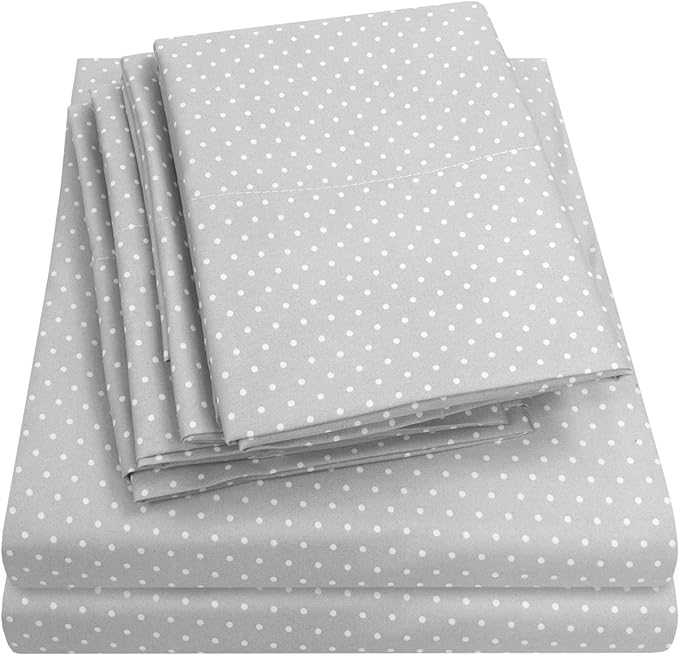 Sweet Home Collection 4 Piece 1500 Thread Count Brushed Microfiber Deep Pocket Sheet Set - 2 Extra Pillow Cases, Great Value