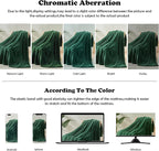 NEWCOSPLAY Super Soft King Blanket Dark Green Premium Silky Flannel Fleece Leaves Pattern Lightweight Bed Blanket All Season Use (Dark Green, King(90"x110"))